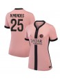 Paris Saint-Germain Nuno Mendes #25 Zenski Rezervni Dres 2024-25 Kratak Rukavima